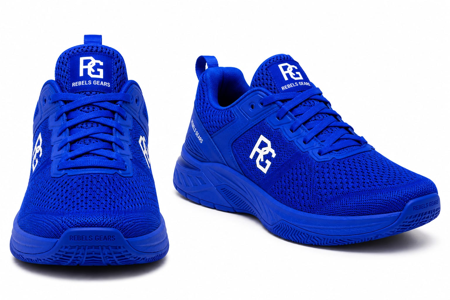 Rebels Gears RG Velocity Pro Training Shoes (Electric Blue Edition) – Lightweight Cross-Training Gym Sneakers with High-Traction Outsole